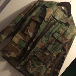 Camo army surplus jacket